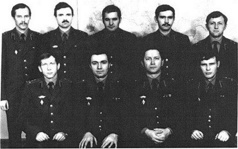 Офицеры лаборатории АСУ - 1980 год