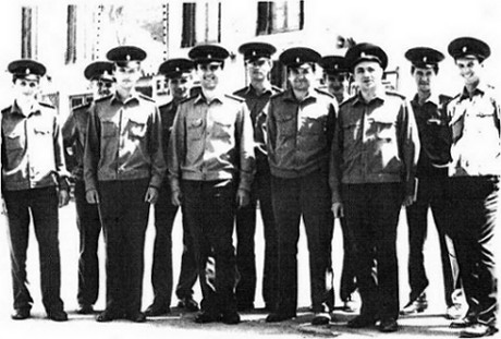 Офицеры научно-исследовательской группы АСУ - 1984 год